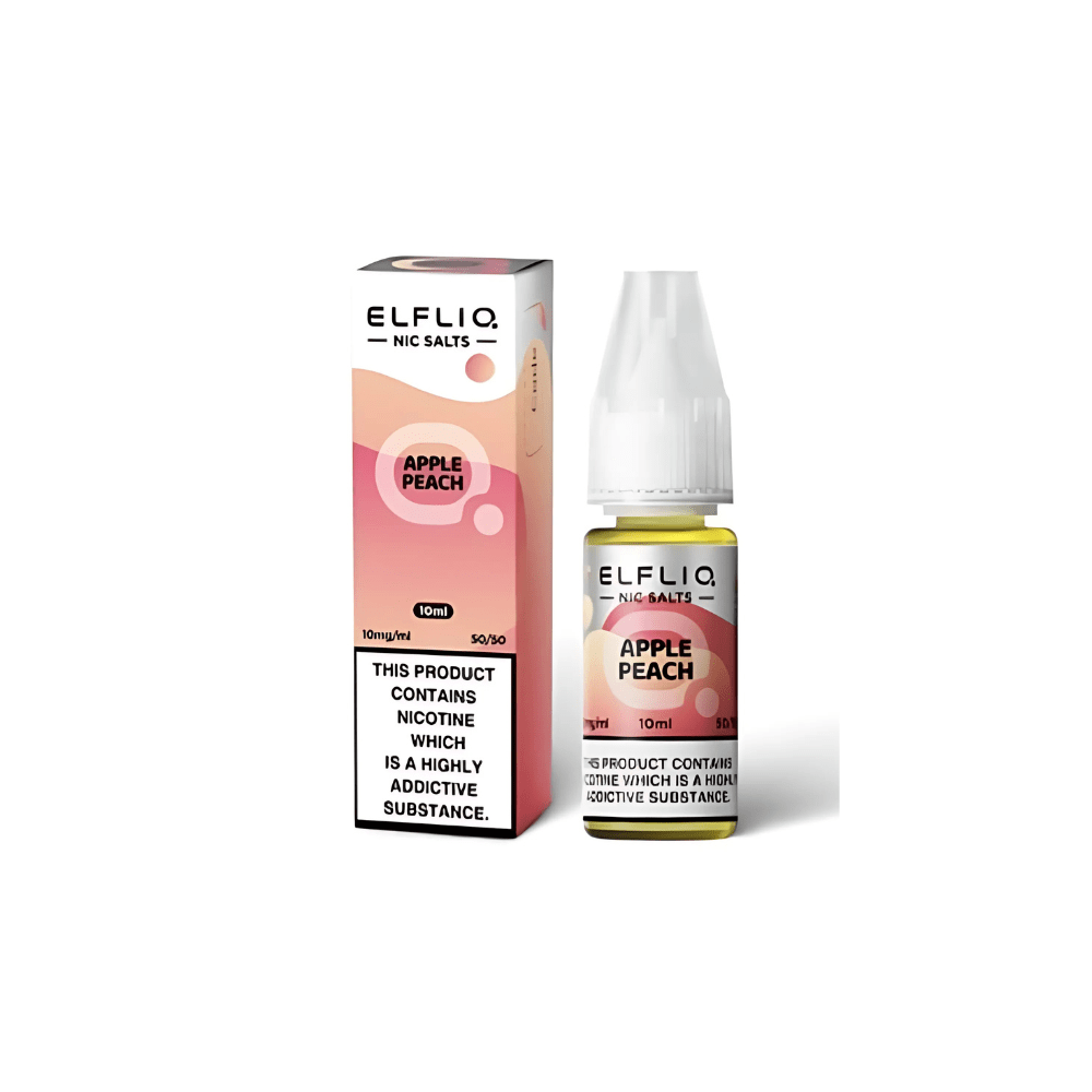 Elf Bar Elf Liq 10ml Nic Salt, Apple Peach