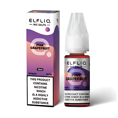 Elf Bar Elf Liq 10ml Nic Salt E - Liquid 1 X PIECE - Eliquid Base - Pink Grapefruit