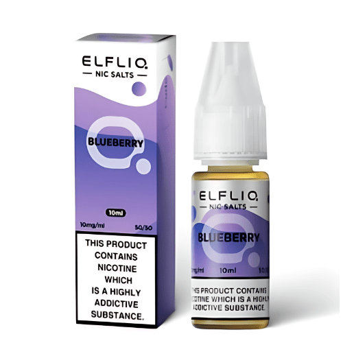 Elf Bar Elf Liq 10ml Nic Salt E - Liquid 1 X PIECE - Eliquid Base - Blueberry