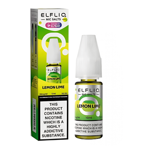 Elf Bar Elf Liq 10ml Nic Salt E - Liquid 1 X PIECE - Eliquid Base - Lemon Lime