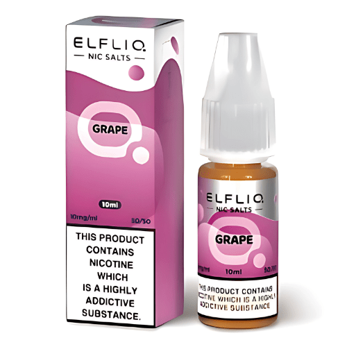 Elf Bar Elf Liq 10ml Nic Salt E - Liquid 1 X PIECE - Eliquid Base - Grape
