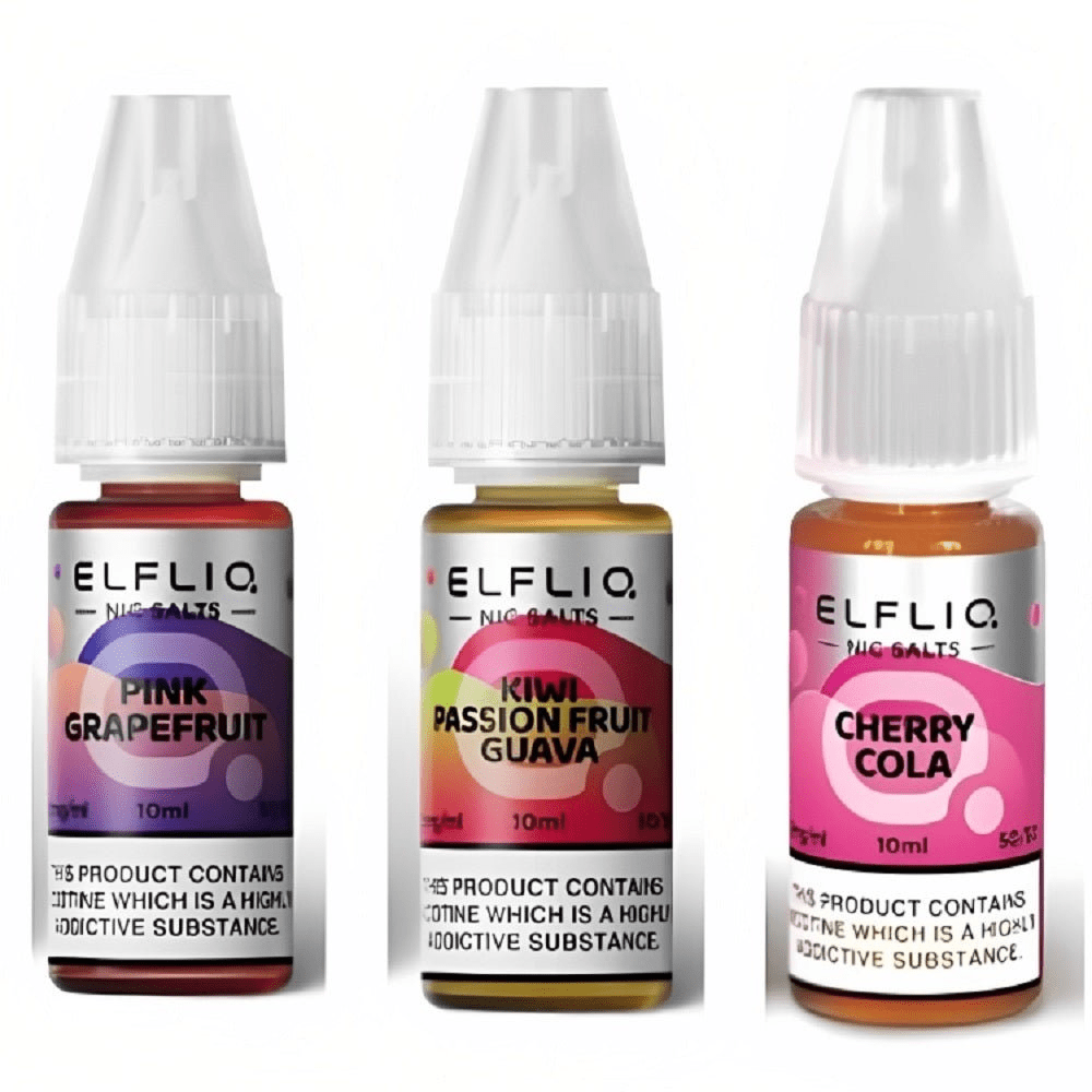 Elf Bar Elf Liq 10ml Nic Salt E - Liquid 1 X PIECE - Eliquid Base - Apple Peach