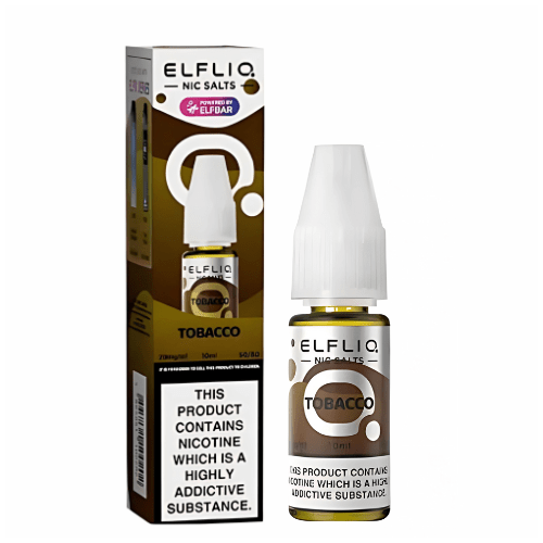 Elf Bar Elf Liq 10ml Nic Salt E - Liquid 1 X PIECE - Eliquid Base - Tobacco