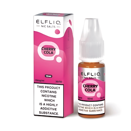 Elf Bar Elf Liq 10ml Nic Salt E - Liquid 1 X PIECE - Eliquid Base - Cherry Cola