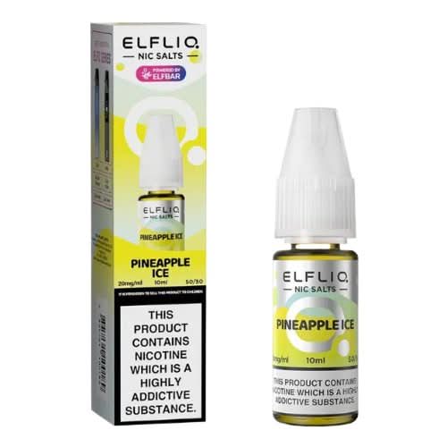 Elf Bar Elf Liq 10ml Nic Salt - Pack of 10 - Pineapple Ice