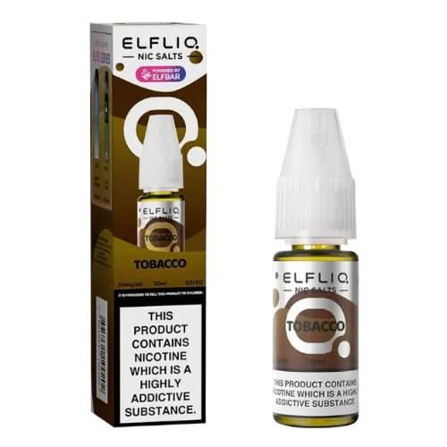 Elf Bar Elf Liq 10ml Nic Salt - Pack of 10 - Tobacco