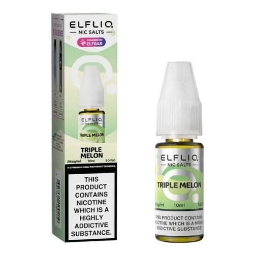 Elf Bar Elf Liq 10ml Nic Salt - Pack of 10 - Triple Melon