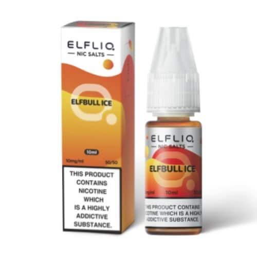 Elf Bar Elf Liq 10ml Nic Salt - Pack of 10 - Elfbull Ice