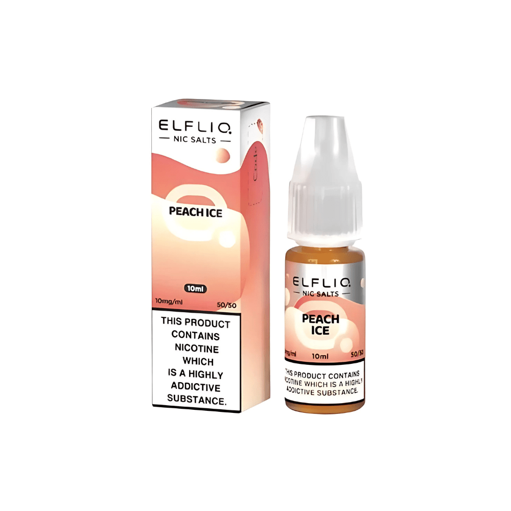 Elf Bar Elf Liq 10ml Nic Salt, Peach Ice 