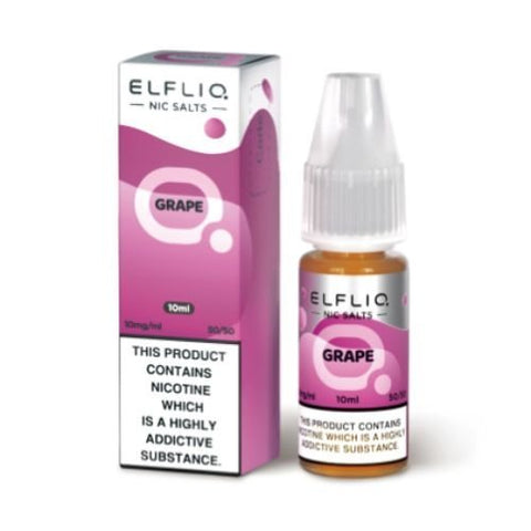 Elf Bar Elfliq 10ml Nic Salt & OXVA Xlim Pro Pod Kit - Eliquid Base-Grape