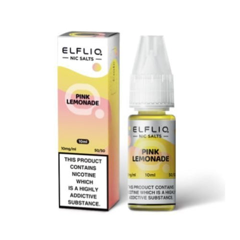 Elf Bar Elfliq 10ml Nic Salt & OXVA Xlim Pro Pod Kit - Eliquid Base-Pink Lemonade