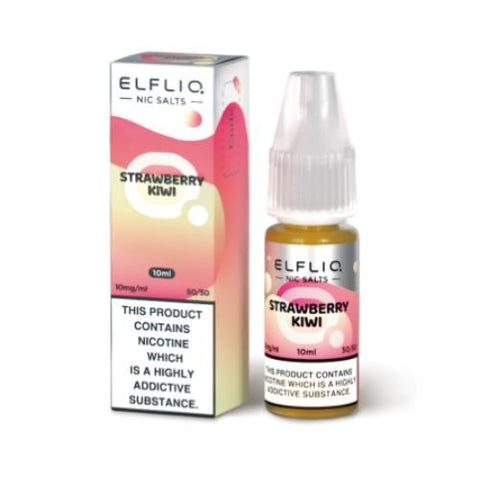 Elf Bar Elfliq 10ml Nic Salt & OXVA Xlim Pro Pod Kit - Eliquid Base-Strawberry Kiwi