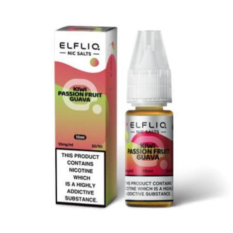 Elf Bar Elfliq 10ml Nic Salt & OXVA Xlim Pro Pod Kit - Eliquid Base-Kiwi Passion Fruit Guava