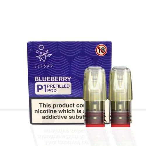 Elf Bar P1 Pods, Eliquid Base, Blueberry