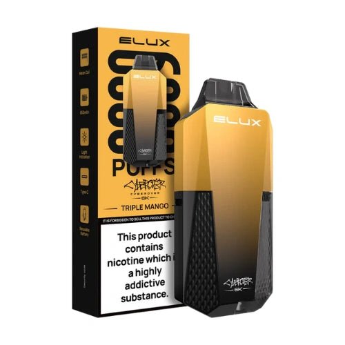 Elux Cyberover 6000 Puffs Disposable Vape Device ,  Triple Mango