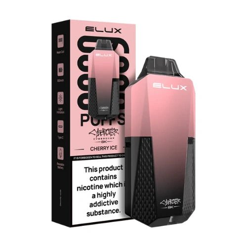 Elux Cyberover 6000 Puffs Disposable Vape Device,  Eliquid Base - Cherry Ice