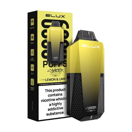 Elux Cyberover 6000 Puffs Disposable Vape Device,  Lemon & Lime