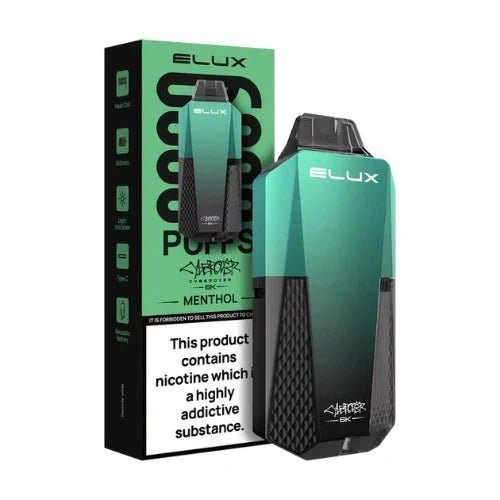 Elux Cyberover 6000 Puffs Pre - Filled Pod Kit I Box Of 10 - Eliquid Base - Menthol
