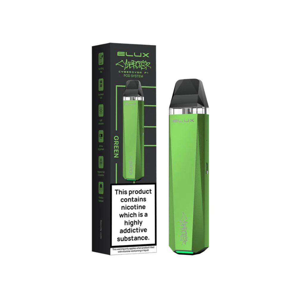 Elux Cyberover P1 Pod Kit - Eliquid Base - Green