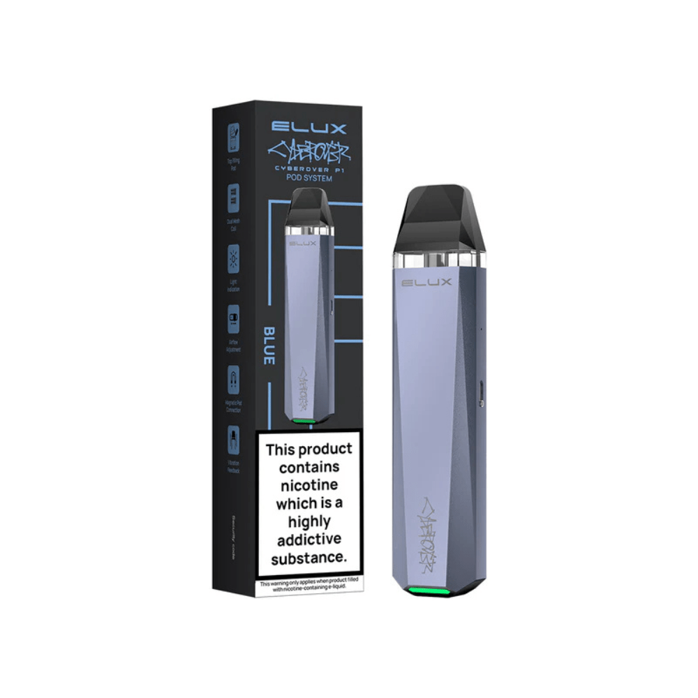 Elux Cyberover P1 Pod Kit - Eliquid Base - Blue