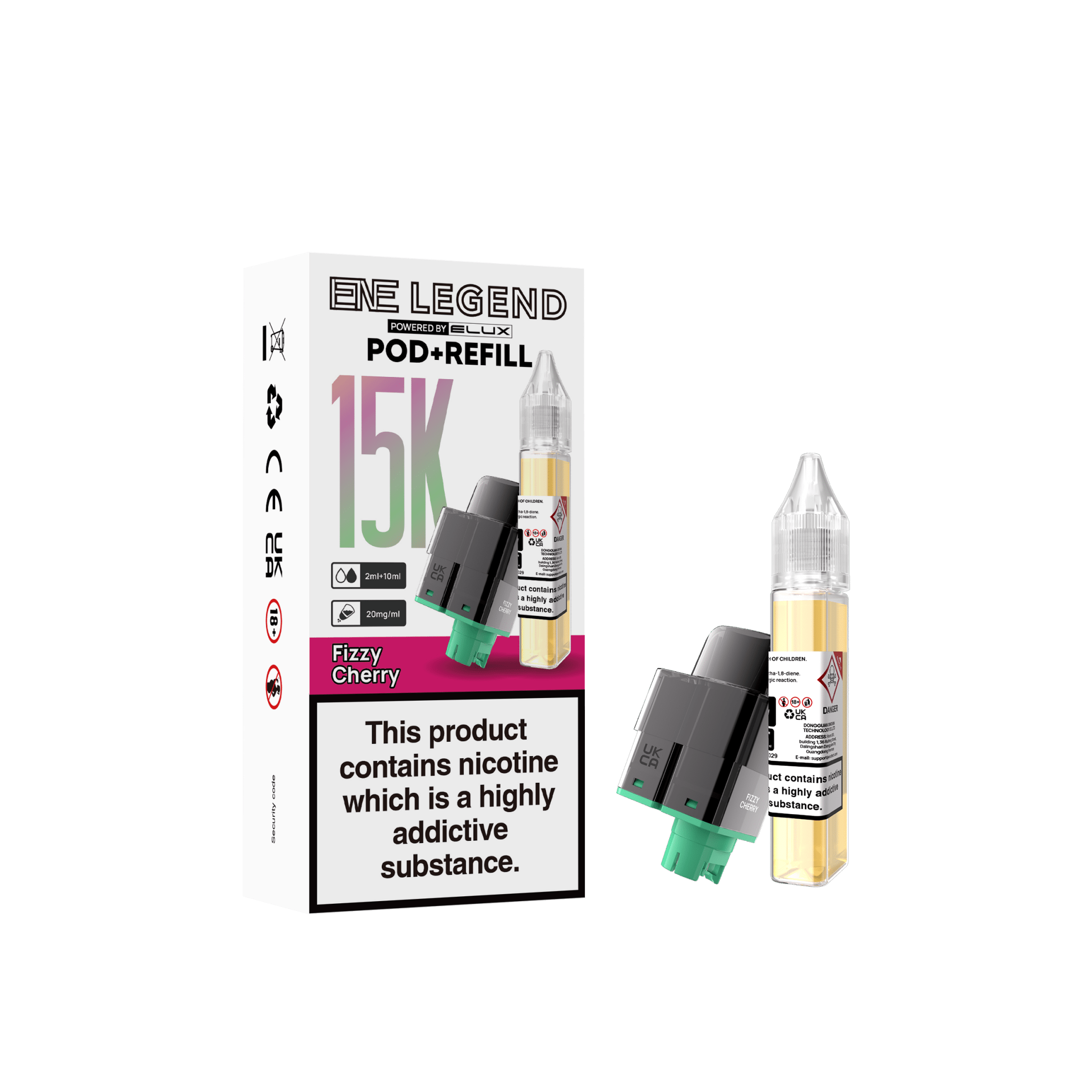 Elux ENE Legend 15k Replacement Pods Pack of 5 - Vapewholesalesupplier