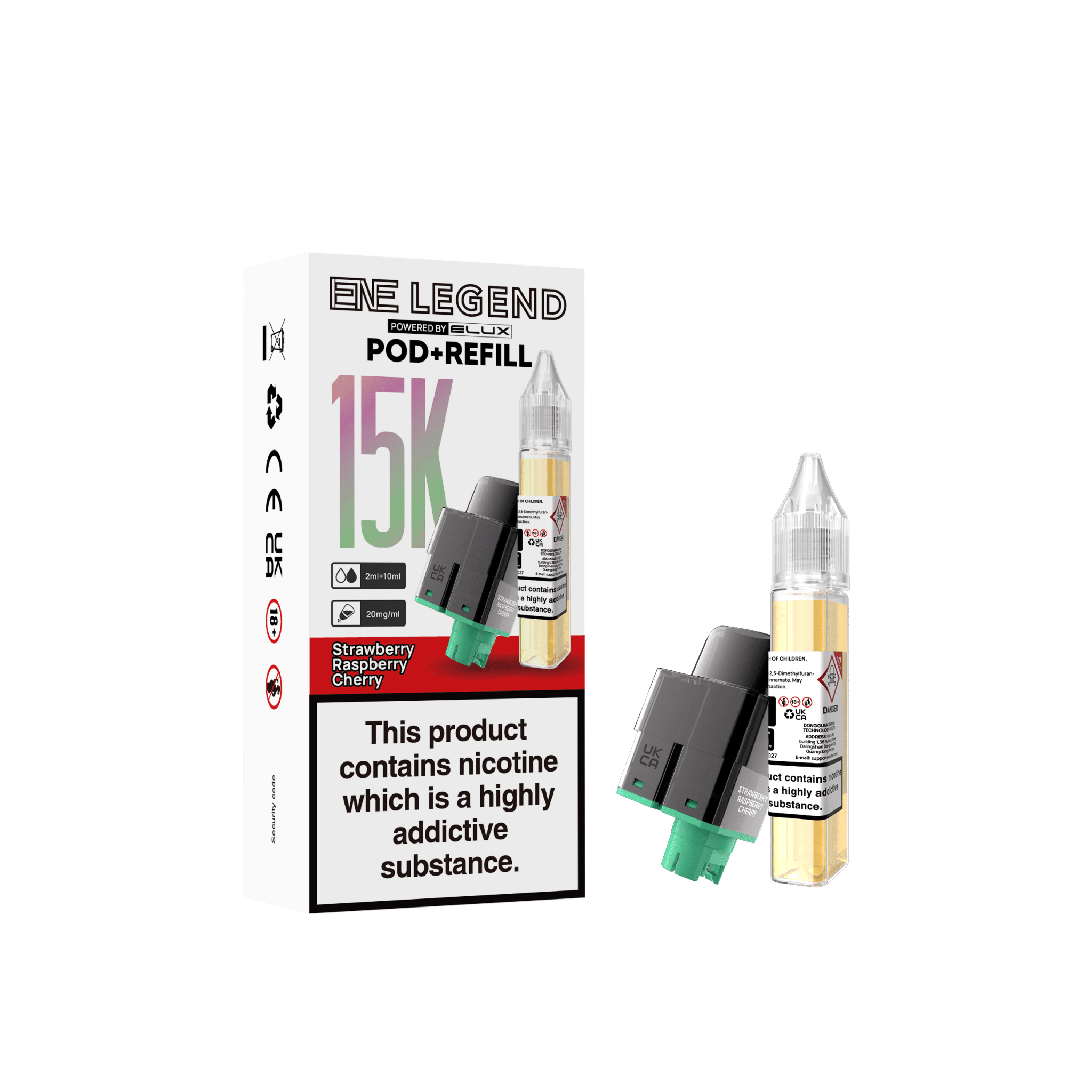 Elux ENE Legend 15k Replacement Pods Pack of 5 - Vapewholesalesupplier