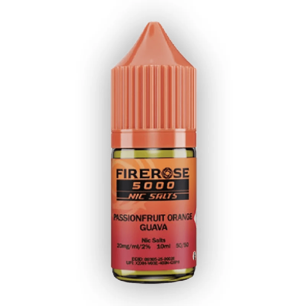 Elux FireRose 5000 Nic Salts - Eliquid Base - Passion Fruit Orange Guava