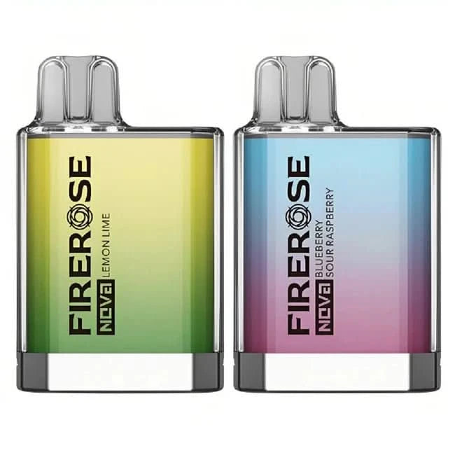 Elux Firerose Nova 600 Puff Disposable Vape Device, Eliquid Base, Cherry Ice