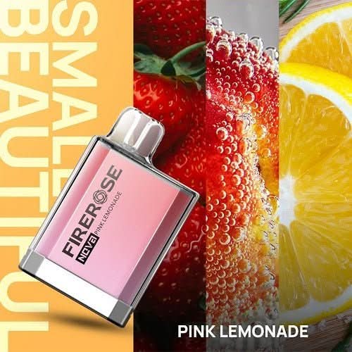 Elux Firerose Nova 600 Puff Disposable Vape Device - Eliquid Base - Pink Lemonade