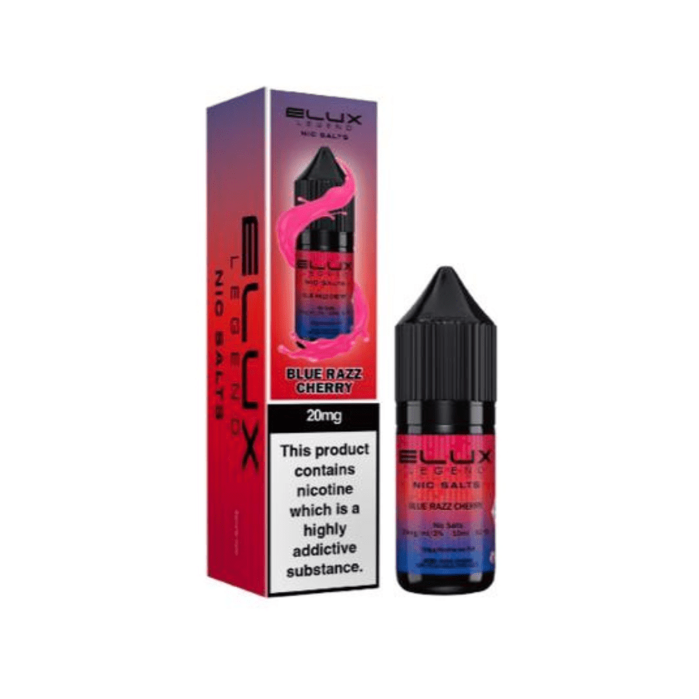 Elux Legend 10ml Nic Salt 1 X PIECE - Eliquid Base - Blue Razz Cherry
