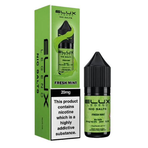 Elux Legend 10ml Nic Salt - Pack of 10 - Eliquid Base - Fresh Mint