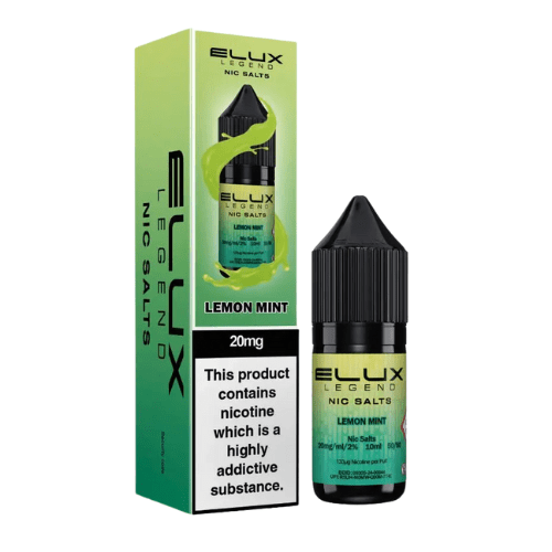 Elux Legend 10ml Nic Salt - Pack of 10 - Eliquid Base - Lemon Mint