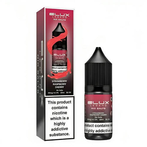 Elux Legend 10ml Nic Salt & Vaporesso Xros 2 Pod Kit - Eliquid Base-Strawberry Raspberry Cherry