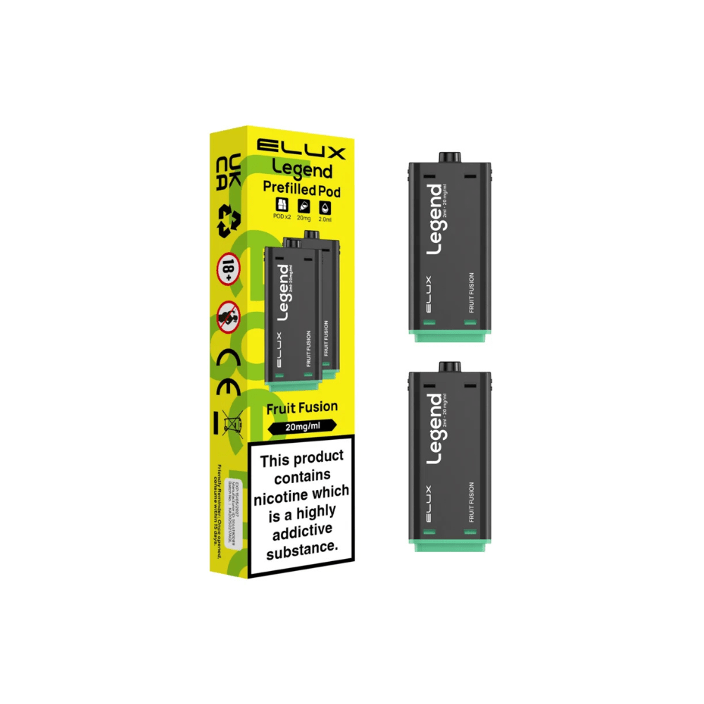 Elux Legend 1500 Prefilled Pods - Eliquid Base - Fruit Fusion