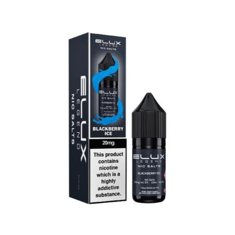 Elux Legend Nic Salt 10ml - Box of 10 - Eliquid Base - Blackberry Ice