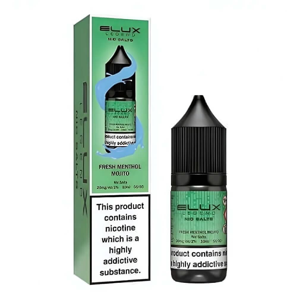 Elux Legend NIC Salt 10ml - Fresh Menthol Mojito - Eliquid Base - Fresh Menthol Mojito