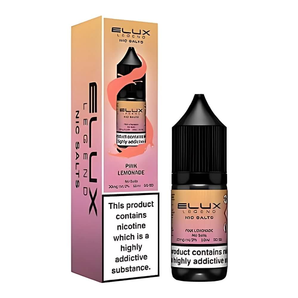 Elux Legend NIC Salt 10ml - Pink Lemonade - Eliquid Base - Pink Lemonade