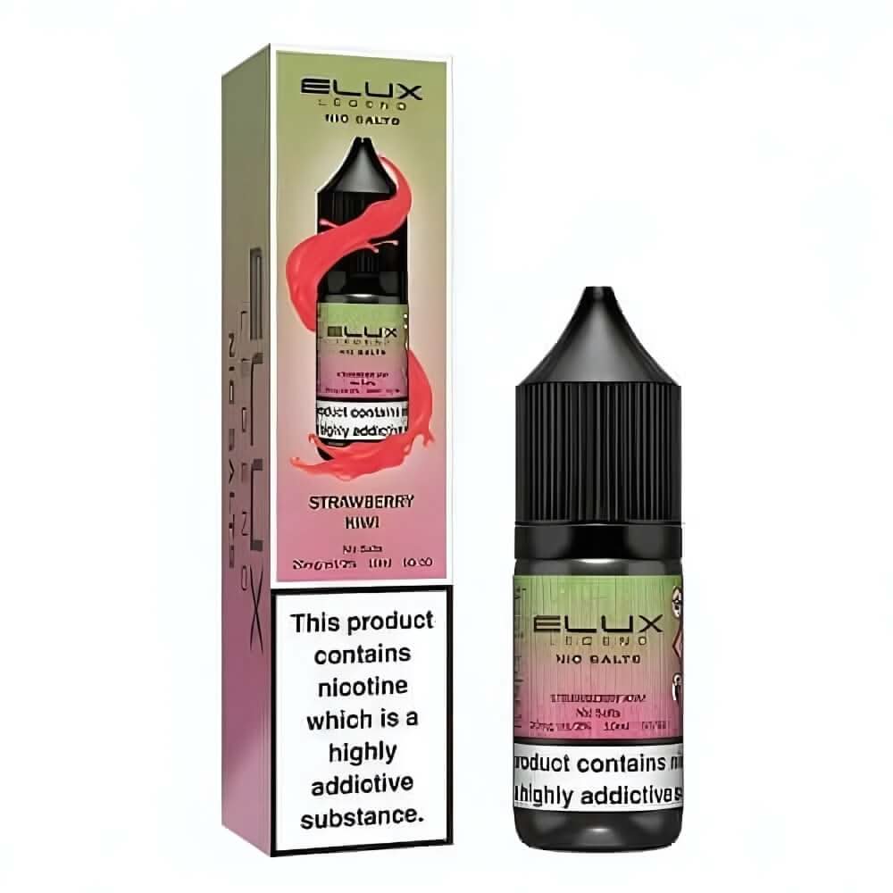 Elux Legend NIC Salt 10ml - Strawberry Kiwi - Eliquid Base - Strawberry Kiwi