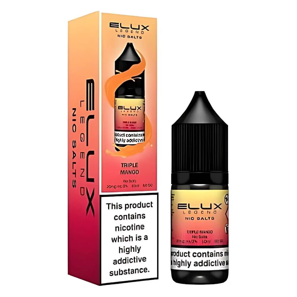 Elux Legend NIC Salt 10ml - Triple Mango - Eliquid Base - Triple Mango
