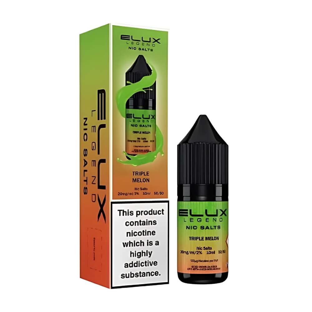 Elux Legend NIC Salt 10ml - Triple Melon - Eliquid Base - Triple Melon