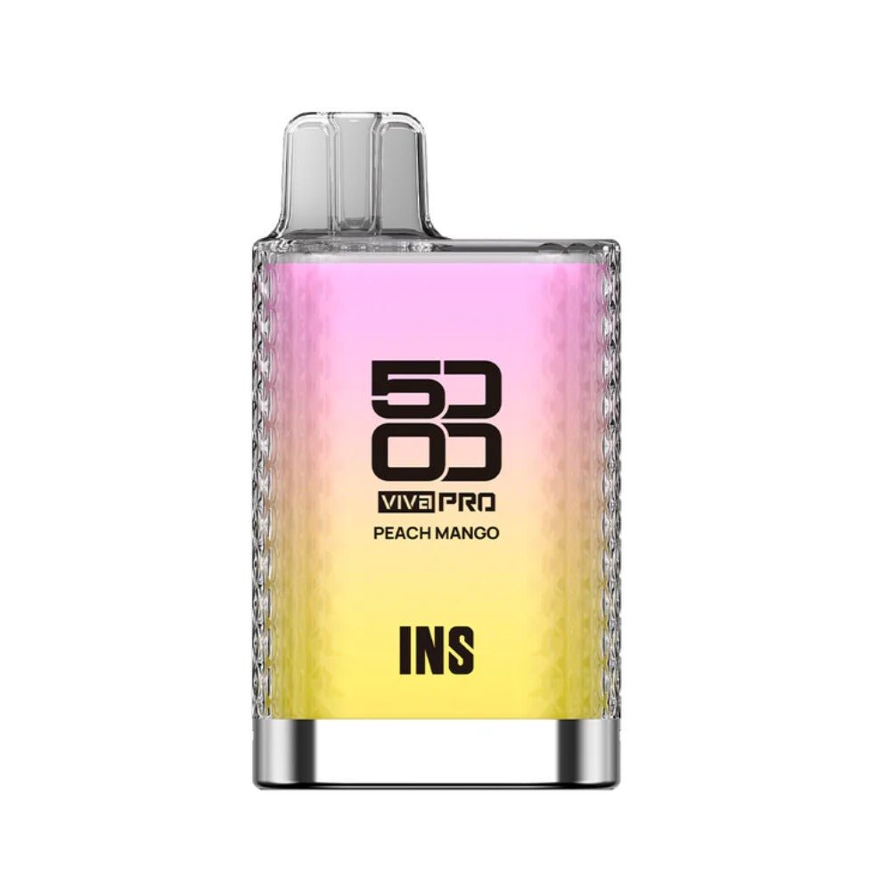 Elux Viva Pro 5000 Puff Disposable Vape - Eliquid Base - Peach mango