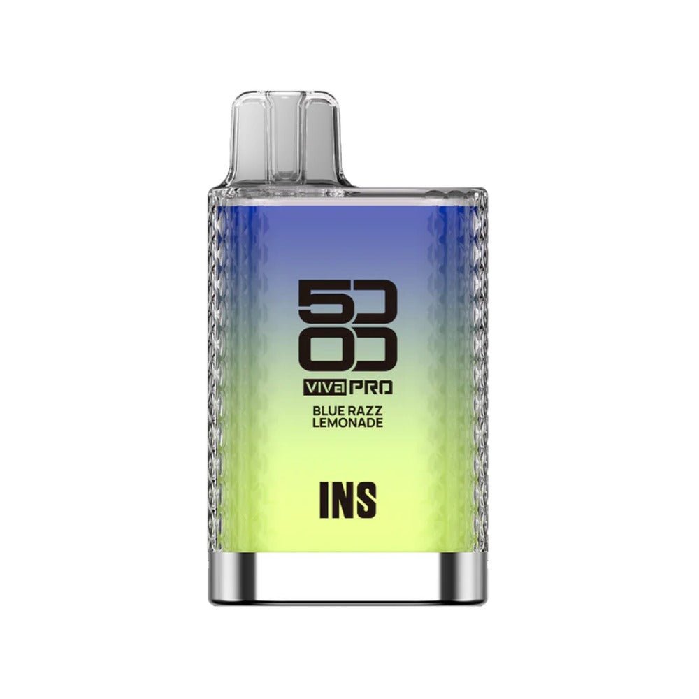 Elux Viva Pro 5000 Puff Disposable Vape - Eliquid Base - Blue razz lemonade
