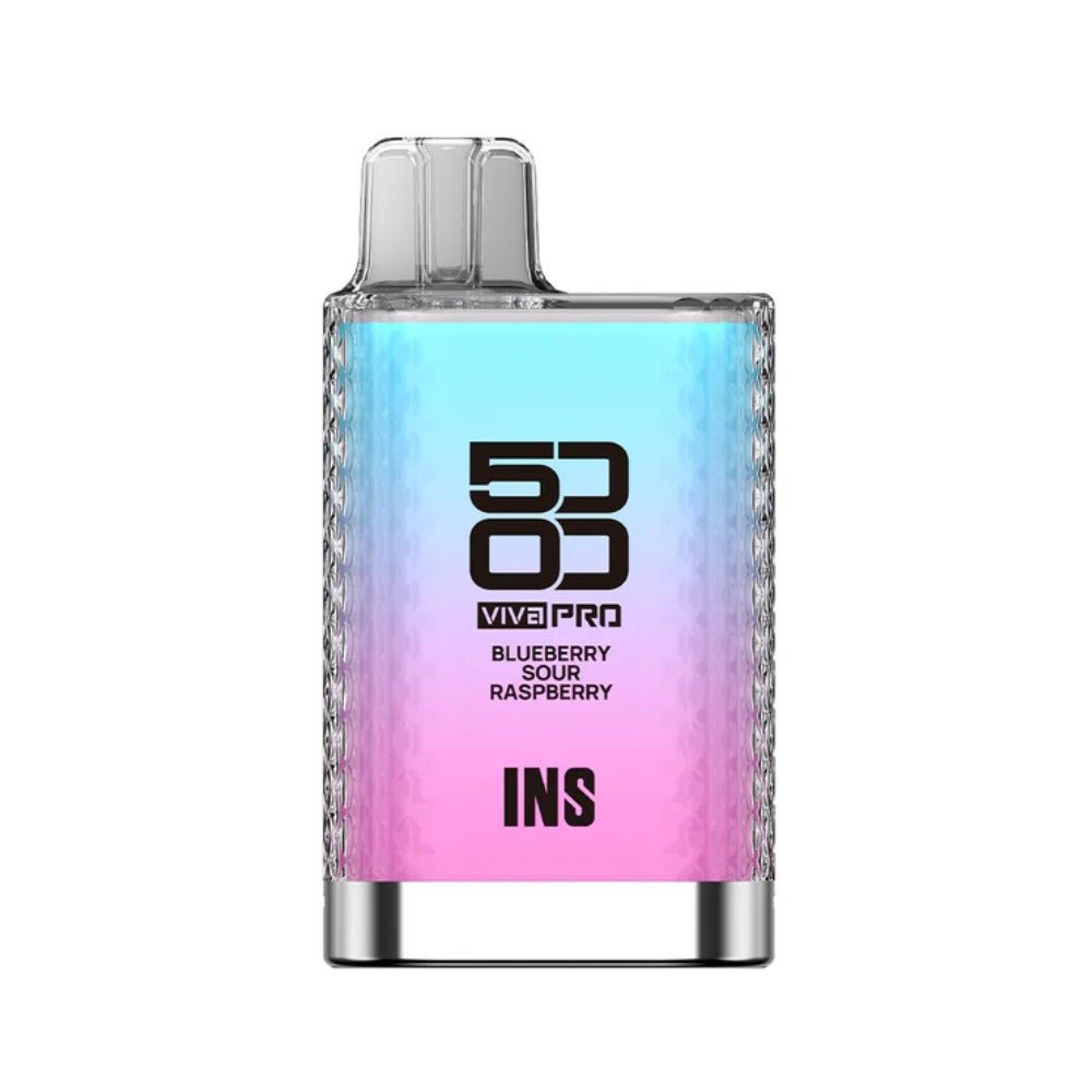 Elux Viva Pro 5000 Puff Disposable Vape - Eliquid Base - Blueberry sour raspberry