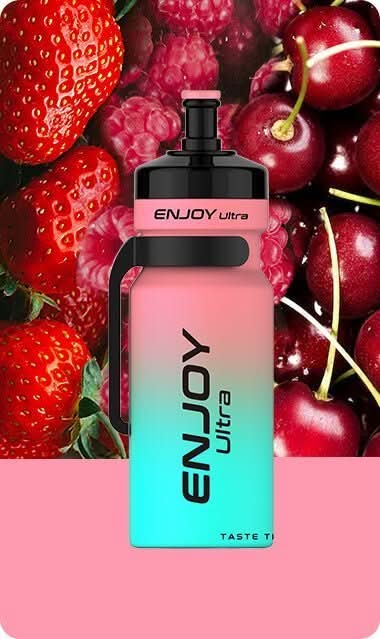 Enjoy Ultra 9000 Disposable Vape  - Strawberry Raspberry Cherry