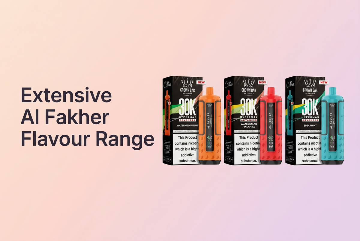 Extensive Al Fakher Flavour Range