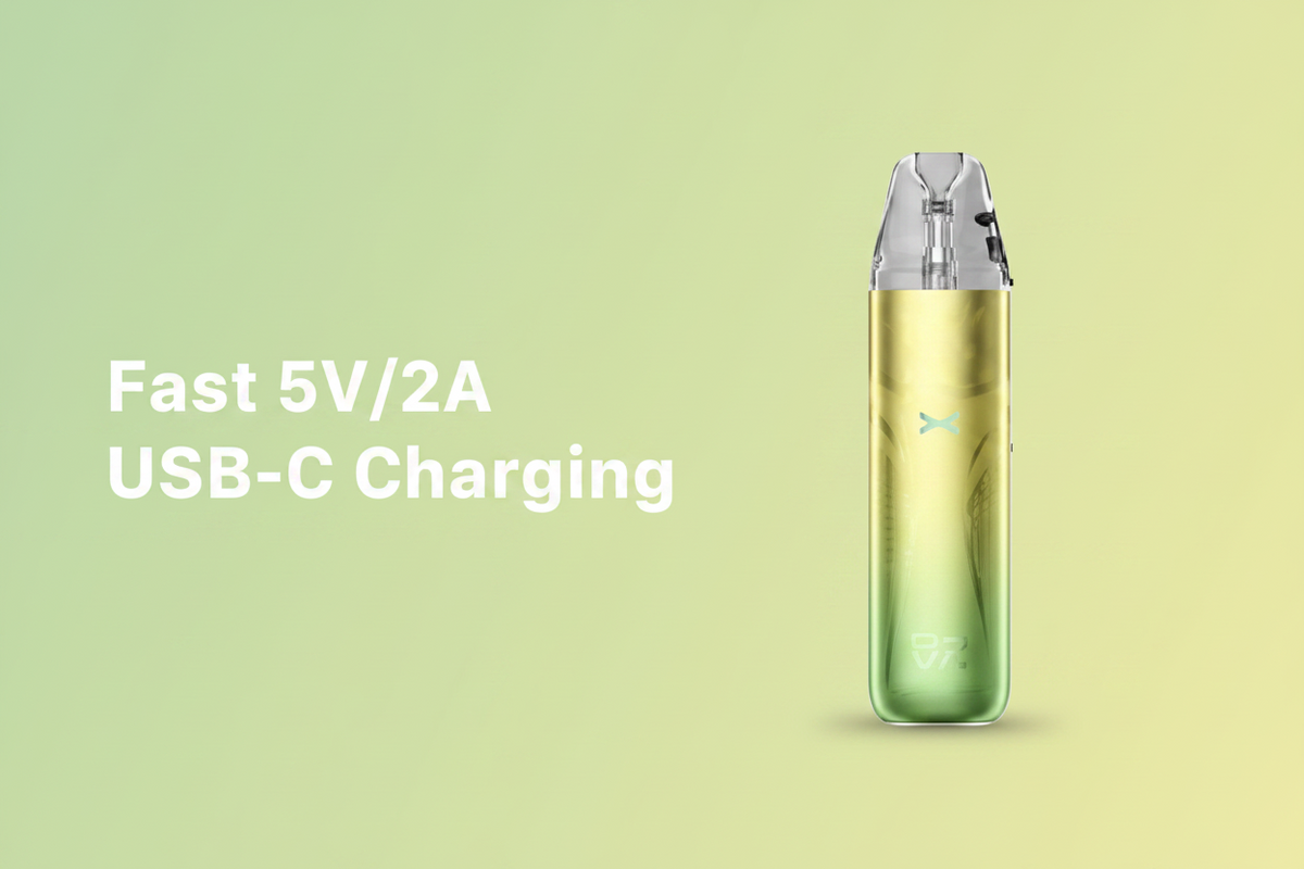Fast 5V/2A USB-C Charging