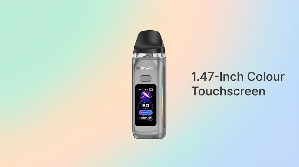 1.47-Inch Colour Touchscreen