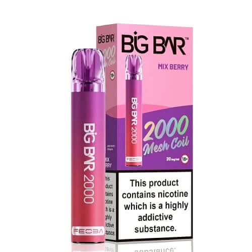 Feoba Big Bar 2000 Disposable Vape  Device 20MG - Cream Tobacco