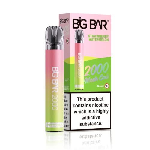 Feoba Big Bar 2000 Disposable Vape  Device 20MG - Strawberry Watermelon