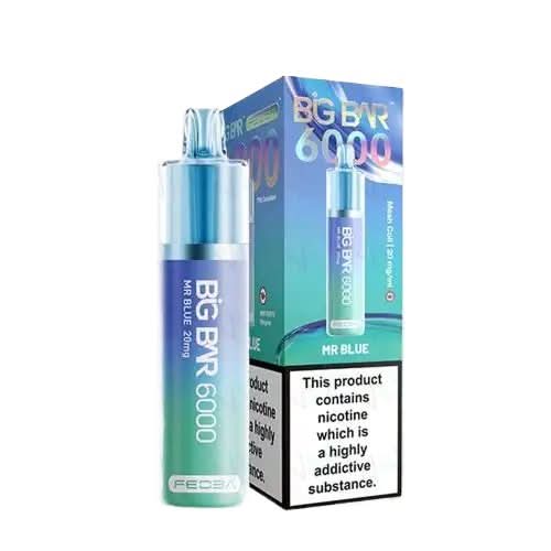 Feoba Big Bar 6000 Puffs Disposable Vape Device - Mr Blue